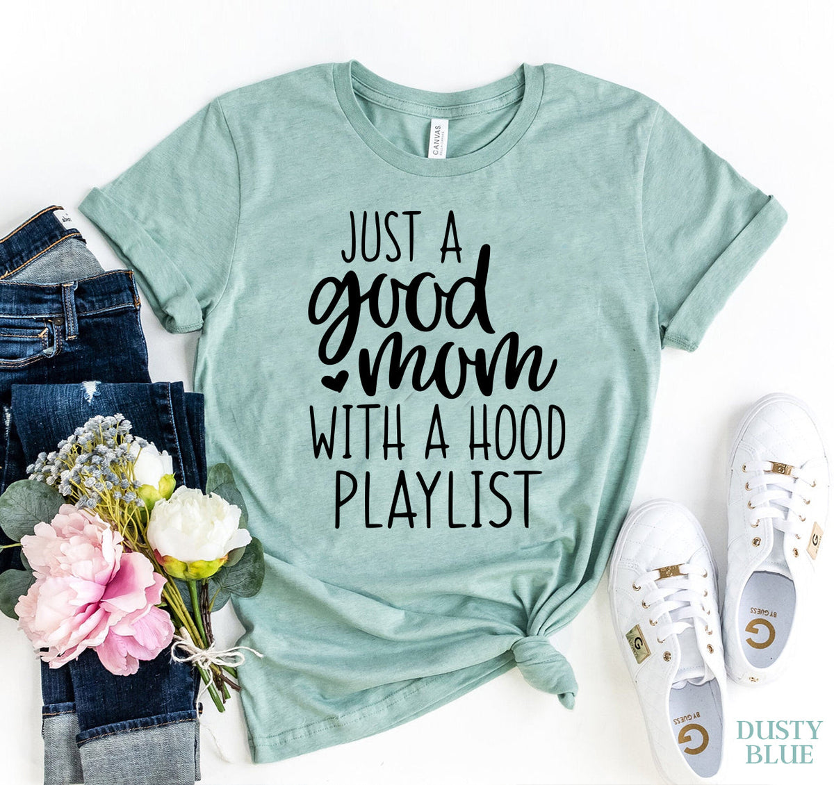 Just A Good Mom T-shirt Bellaza Boutique
