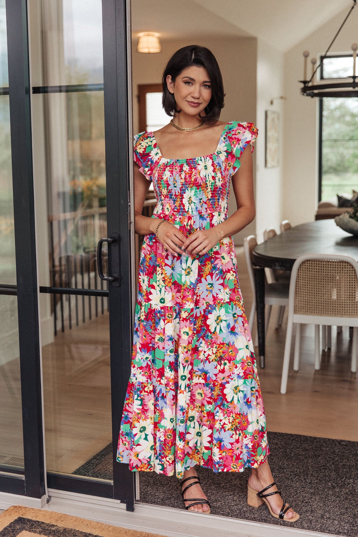 Walk in the Flowers Maxi Dress Bellaza Boutique
