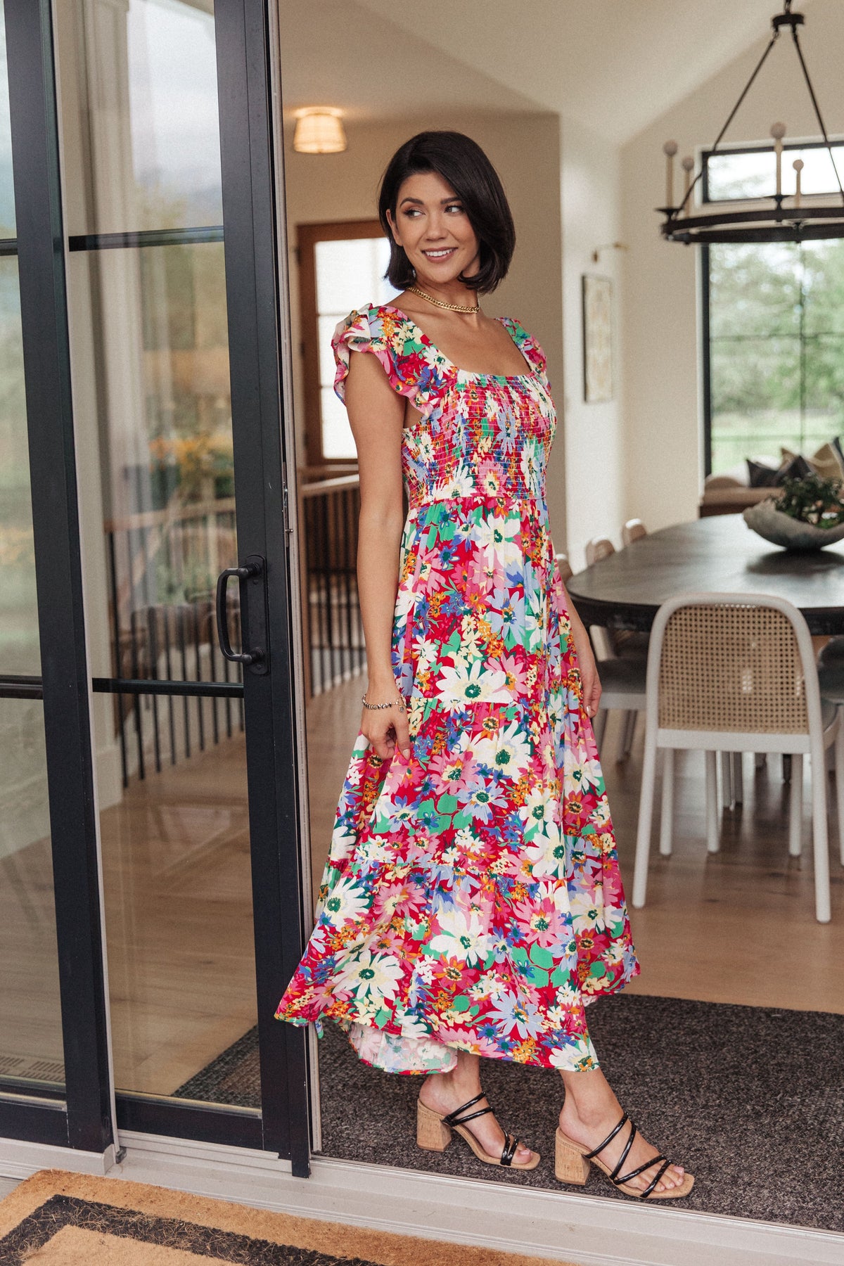 Walk in the Flowers Maxi Dress Bellaza Boutique